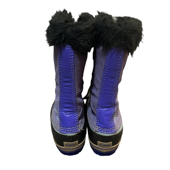 Sorel Purple Joan of Arctic Boots w/Faux Fur Trim - Picture 6 of 12